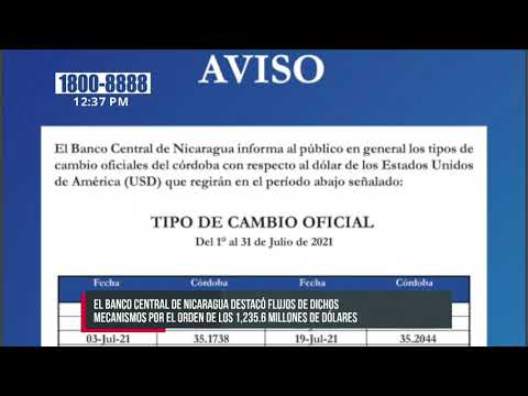 Nicaragua divulgó las estadísticas e informe trimestral de las finanzas públicas