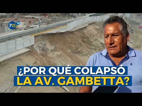 ¿CÓMO RECONSTRUIR LA AV. GAMBETTA? Ingenieros explican POR QUÉ COLAPSÓ y cómo evitar una tragedia