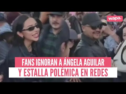 ¿Ángela Aguilar fue ignorada por fans?