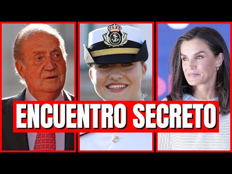 El ENCUENTRO SECRETO de Leonor y Juan Carlos que NO GUSTA NADA en Zarzuela Letizia Ortiz y Felipe