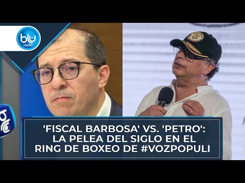 #HumorBlu 'Fiscal Barbosa' vs. 'Petro': la pelea del siglo en el ring de boxeo de #VozPopuli