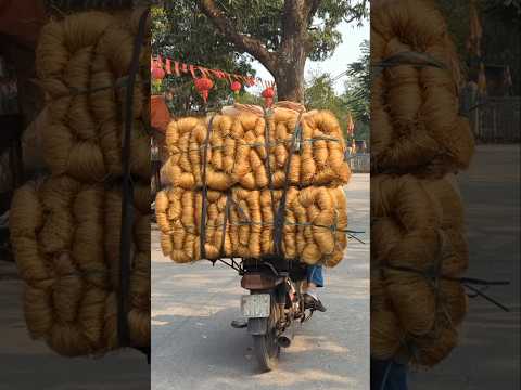 Visiting a Rice Noodle Village in Northern Vietnam | Cu Da #shorts #rice #noodles