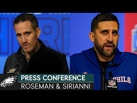 Howie Roseman & Nick Sirianni Discuss the NFL Combine & More | Eagles Press Conference video clip