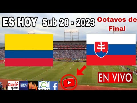 Colombia vs. Eslovaquia en vivo, donde ver, a que hora juega Colombia vs. Eslovaquia Sub 20 - 2023