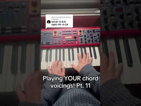 just lovely! #musician #chords #nord #jazz #piano #voicing #jazzpiano #musicians#trending #chord