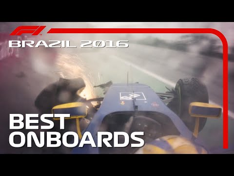 Splashing and Smashing in Sao Paulo! Best Onboards | 2016 Brazilian Grand Prix