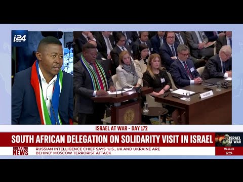 South African delegation on solidarity visit in Israel