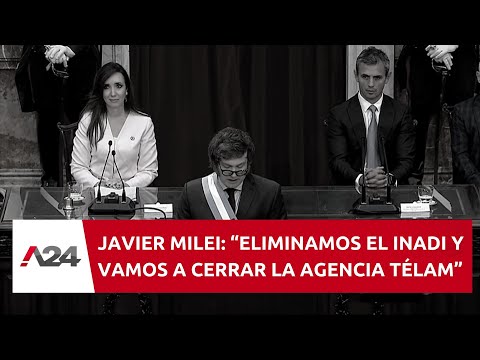 Javier Milei: Vamos a cerrar la agencia Télam que ha sido usada para propaganda kirchnerista