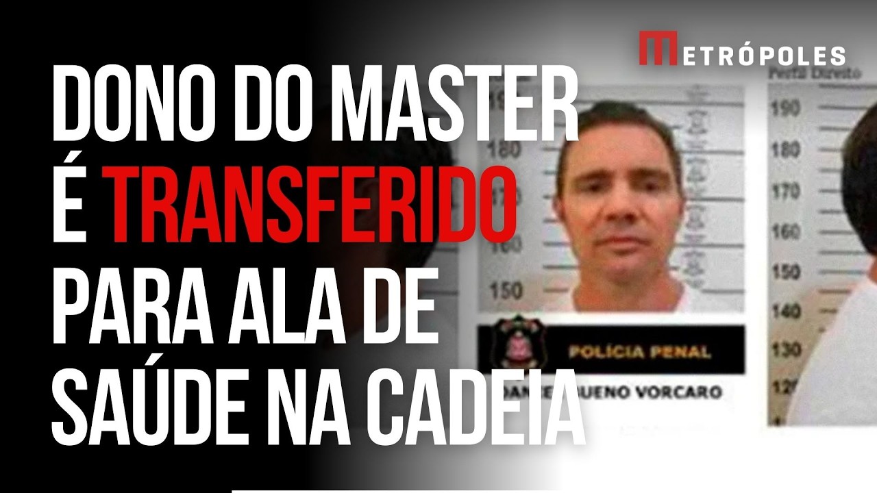 Daniel Vorcaro é transferido para ala de saúde em presídio por segurança