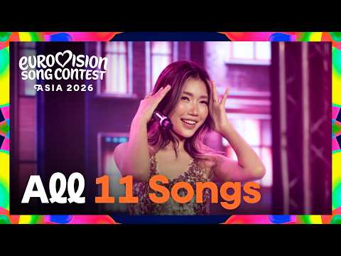 Eurovision Song Contest Asia 2026: All 11 Songs - Official Roundup | #EurovisionAsia
