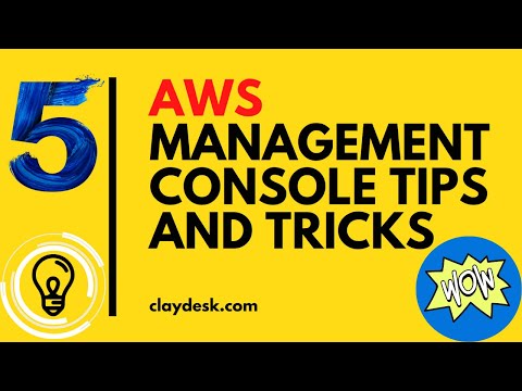 AWS MANAGEMENT CONSOLE TIPS AND TRICKS | TOP 5 AWS TIPS AND TRICKS