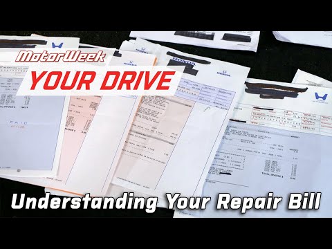 Understanding Your Repair Bill | MotorWeek Your Drive