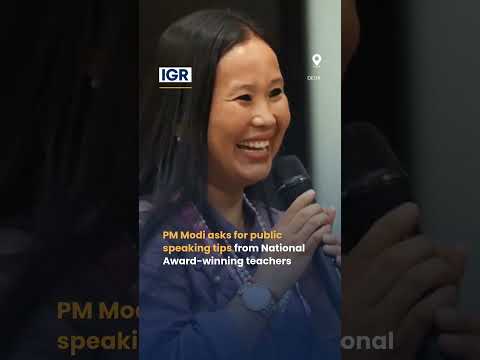 PM Modi Seeks <strong>Public</strong> Speaking Tips From Teachers | IGR | India Global Review