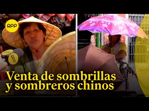Verano en Lima: ¿Incrementó la venta de sombreros chinos y sombrillas por altas temperaturas?