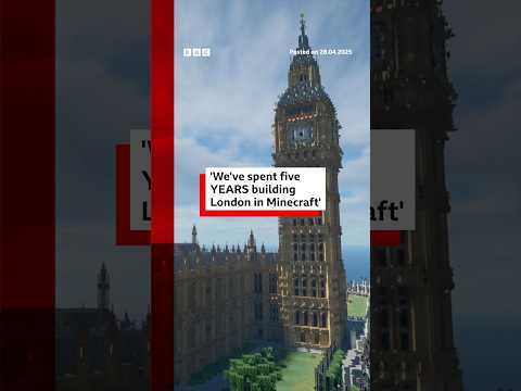 Minecraft creators recreate London in game. #Minecraft #London #Gaming #BBCNews
