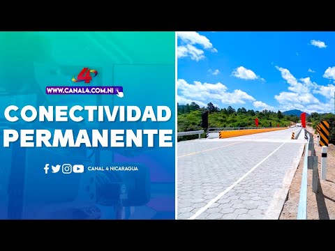 Puentes Ococona y Las Jaguas garantizan conectividad permanente en municipios de Nueva Segovia