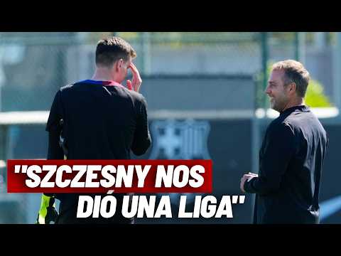Hansi <strong>Flick</strong>: "Gracias a Szczesny ganamos una Liga" I MARCA