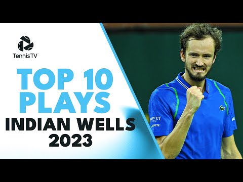 Daniil Medvedev Magic & Carlos Alcaraz Brilliance ✨ | Top 10 Plays From Indian Wells 2023!