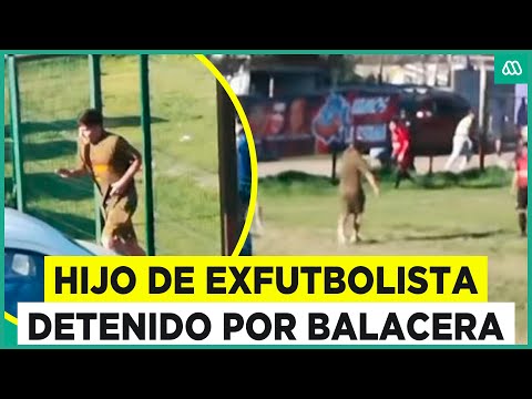 Hijo de exfutbolista de Colo Colo fue detenido por una balacera