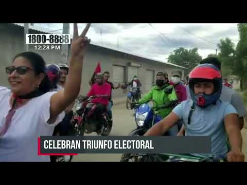 En Ocotal celebran triunfo electoral del Frente Sandinista - Nicaragua