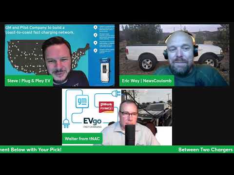 Between Two Chargers/Coast-to-Coast EVs: Livestream with Eric/News Coulomb + Walter/tNAC