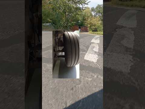 Suspension in action — steep descent & speed bumps