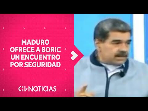 Nicolás Maduro instó a pdte. Boric a “conversar personalmente” para combatir crimen organizado