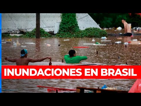 INUNDACIONES Y TRAGEDIA EN BRASIL: fuertes lluvias dejaron 37 muertos y más de 70 desaparecidos