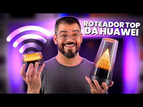 TESTEI O HUAWEI MESH X3 PRO! ROTEADOR COM WIFI 7, LINDO E COM MUITO ALCANCE!