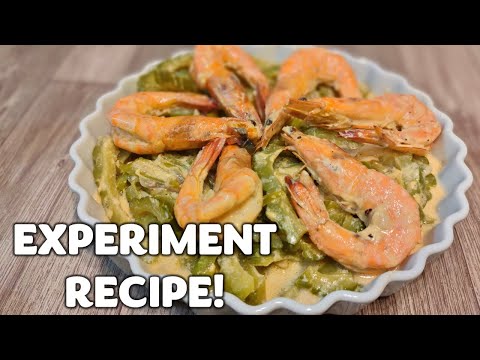 Something interesting and new! | Creamy bitter gourd and Shrimp |