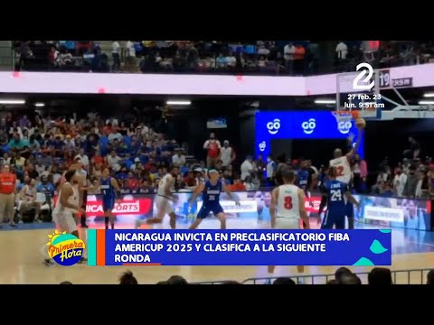 Nicaragua invicta en pre-clasificatorio FIBA AmeriCup 2025