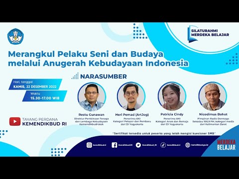 SMB: Merangkul Pelaku Seni dan Budaya melalui Anugerah Kebudayaan Indonesia