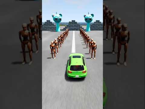 🚗💥 Big vs Small Cars & Concrete Wall #33 - BeamNG.drive - BeamngMars-tk