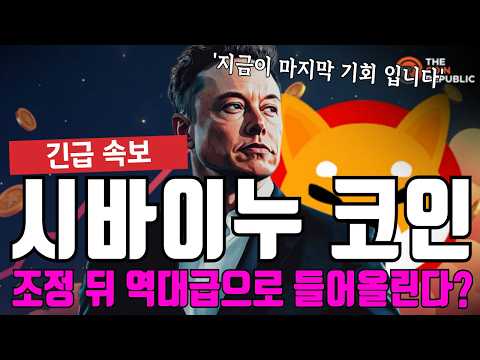 <strong>시바이누</strong> 코인 조정 뒤 역대급 폭등 갑니다