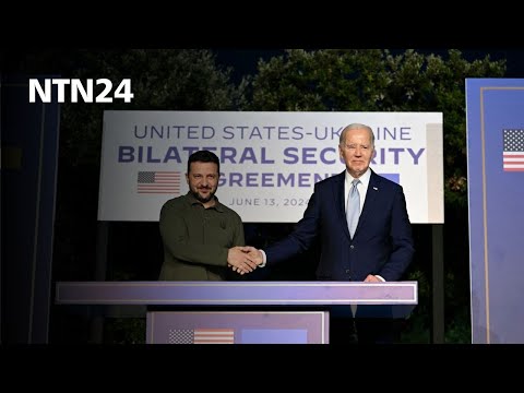 Biden y Zelenski firman en cumbre del G7 un acuerdo de seguridad con vigencia de 10 años