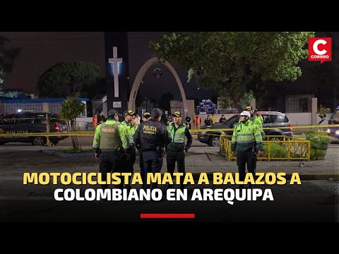 Arequipa: Asesinan a colombiano que se dedicaba a limpiar parabrisas