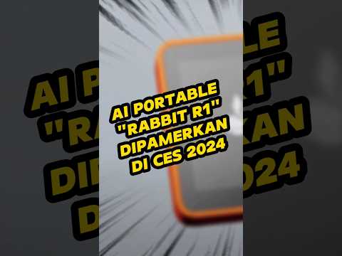 AI Portable Rabbit R1 dipamerkan di CES 2024