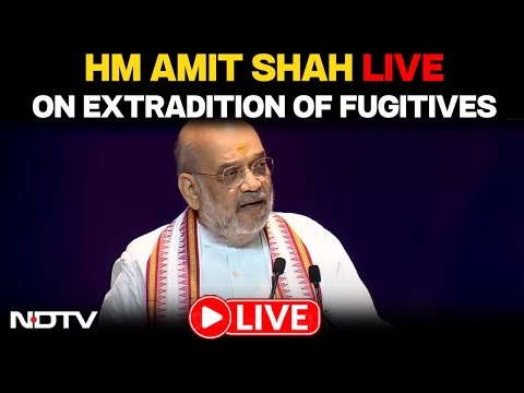 Amit Shah LIVE | HM Amit Shah LIVE On Extradition Of Fugitives | Amit Shah At Bharat Mandapam LIVE