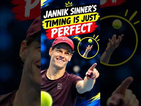 Jannik Sinner’s Shot Timing is Just Perfect 🎾 #Shorts