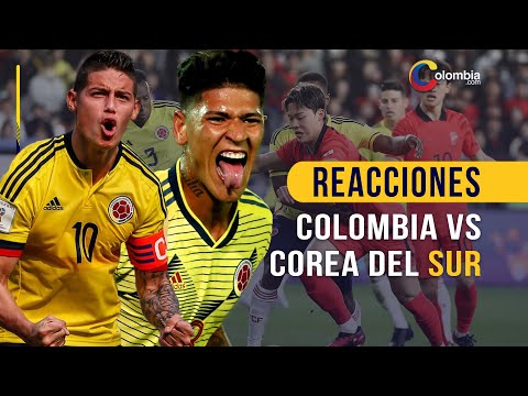 Selección Colombia James y Carrascal salvaron la patria en el duelo ante Corea del Sur aquí los gol