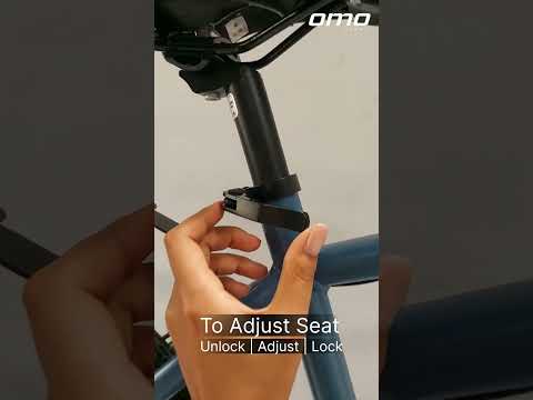 How to adjust cycle seat according to your height! www.omobikes.com              #cycle #cyclestunt