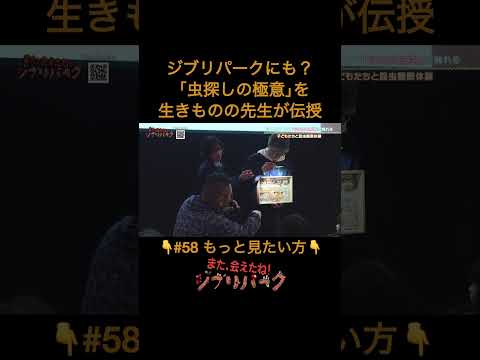ジブリパークにも? 「蟲探しの極意」を 生きものの先生が傳授「また、會えたね❗️ジブリパーク」#58 #shorts