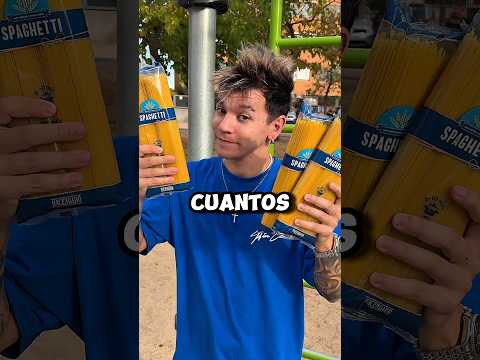 Cuántos espaguetis aguantará mi peso?😂