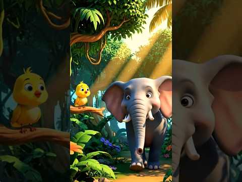 "हाथी और चिड़िया की जंगल कहानी | Jungle Moral Story in Hindi | Kids Story"