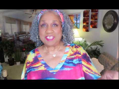 Colorful OOTD/ Outre TEAZY Does It Grey Half Wig - #5055