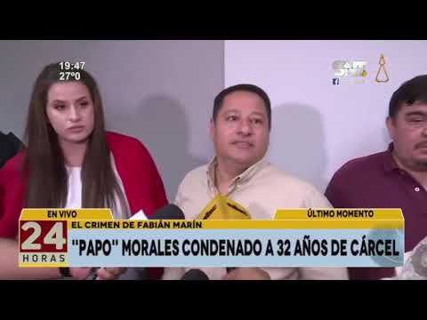 Papo Morales condenado a 32 años de cárcel