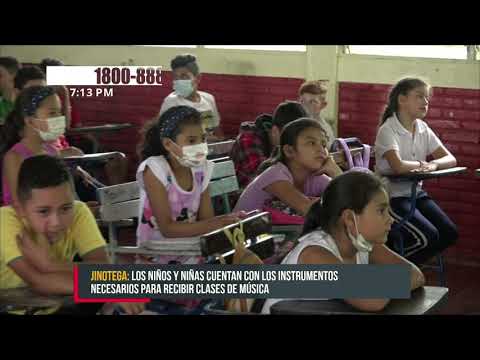 MINED promueve el arte de la música con la niñez de San Rafael del Norte - Nicaragua