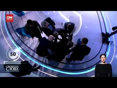Acara Talk Show Di TV Ukraina Berubah Jadi Arena Baku Hantam