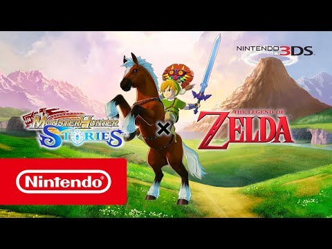 Monster Hunter Stories - The Legend of Zelda crossover (Nintendo 3DS)