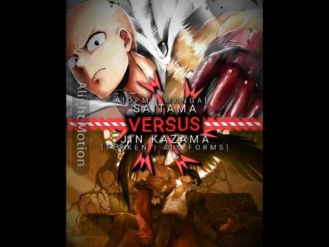 REQUESTED BATTLE #6 | SAITAMA ( MANGA) VS JIN KAZAMA (ALL FORMS) #tekken8 #onepunchman #tekken